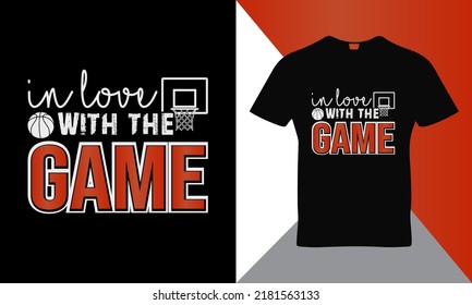 Basketball quotes t-shirt design template vector