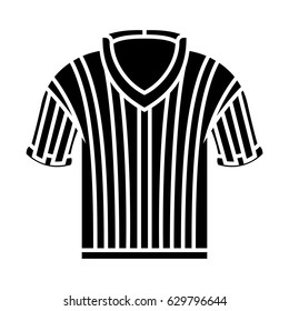 Basketball Referee Shirt Icon Stock Vector (Royalty Free) 629796644 ...