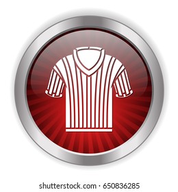 Basketball Referee Shirt Icon