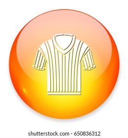 Basketball Referee Shirt Icon