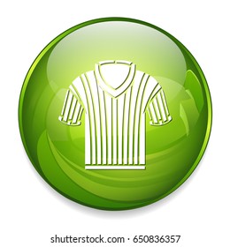 Basketball Referee Shirt Icon