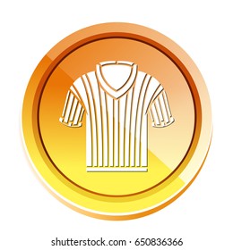 Basketball Referee Shirt Icon