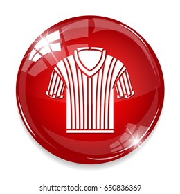 Basketball Referee Shirt Icon