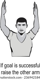Vector de señal de árbitro de baloncesto Eps