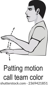 Basketball Referee Signal Vector Eps