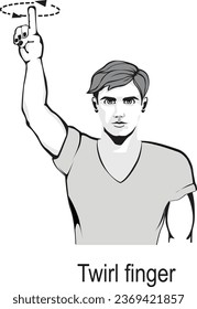 Basketball Referee Signal Vector Eps