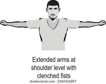 Vector de señal de árbitro de baloncesto Eps