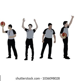 Basketball Referee, Vector