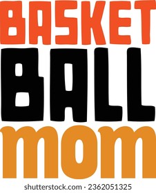 Basketball retro svg design and eps file