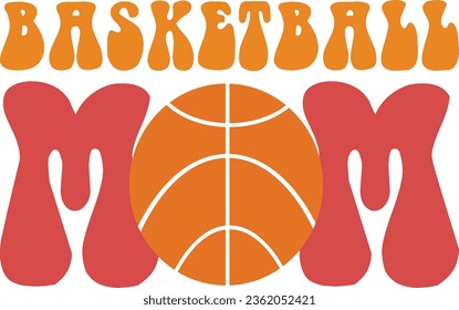 Basketball retro svg design and eps file