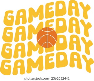 Basketball retro svg design and eps file