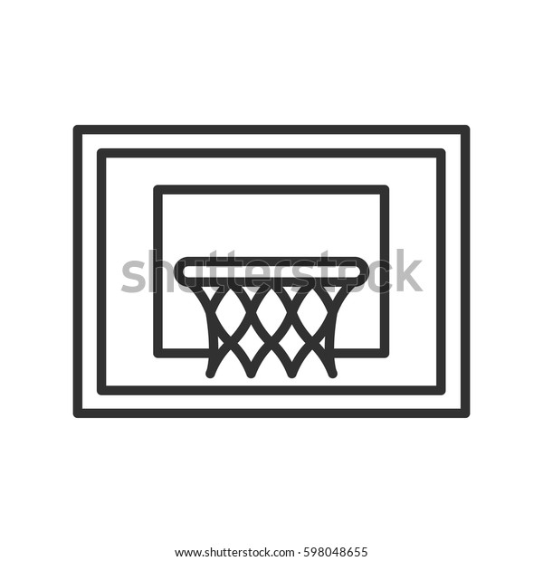 Basketball Ring Stock Vector (Royalty Free) 598048655