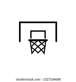 Basketball ring icon design template vector isolated illustration