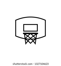 Basketball ring icon design template vector isolated illustration