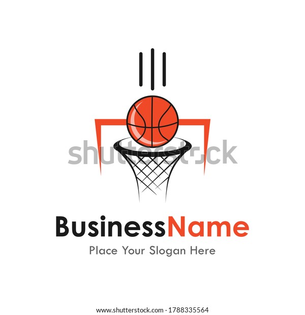 Basketball Ring Vector Logo Template Suitable Stock Vector (Royalty ...