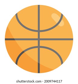 basketball for school color illustration