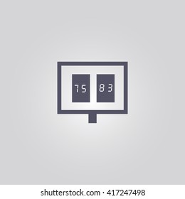 basketball scoreboard icon