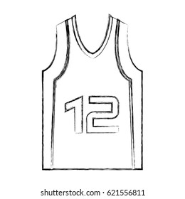 basketball shirt uniform icon