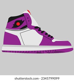 basketball shoe with ball emblem