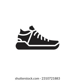 Basketball Shoe Filled Icon Vector Illustration