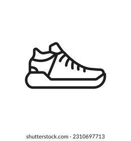 Basketball-Shoe-Umriss-Vektorgrafik