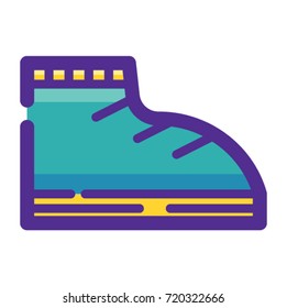 Basketball Shoes Flat Icon