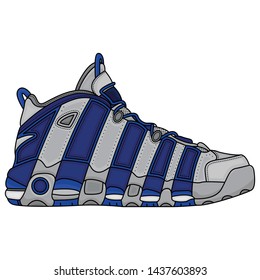 basketball shoes vector design, vector EPS 10