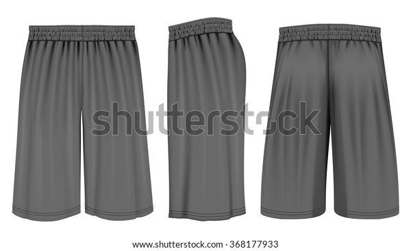 basketball shorts with words on the front