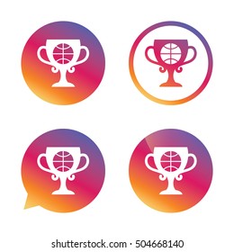 Basketball sign icon. Sport symbol.