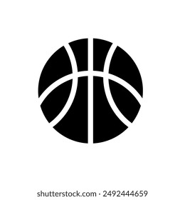 BASKETBALL SILHOUETTE  DESIGN,MINIMALIST AND SIMPLE LOGO,VECTOR ILLUSTRATION