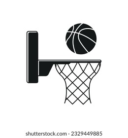 Basketball silhouette, Basketball Vector, Basketball illustration, Sports Vector, Sports silhouette
