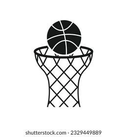 Basketball silhouette, Basketball Vector, Basketball illustration, Sports Vector, Sports silhouette
