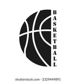 Basketball silhouette, Basketball Vector, Basketball illustration, Sports Vector, Sports silhouette
