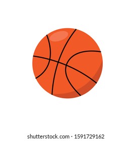 Basketball simple illustration clip art vector