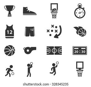 Basketball simply symbol for web icons