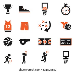 Basketball simply symbol for web icons