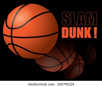 Basketball Slam dunk!