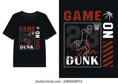 basketball slam dunk vector illustration for t shirt design, basketball t shirt design, basketball sport t shirt design for urban streetwear and more