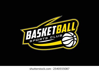 Basketball sport badge logo vector - Basketball logo