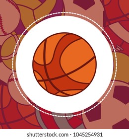 Basketball sport ball
