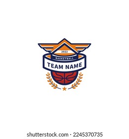basketball sport club emblem badge logo design inspiration 3