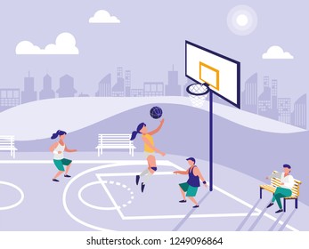 Basketball sport design