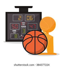 Basketball sport design 