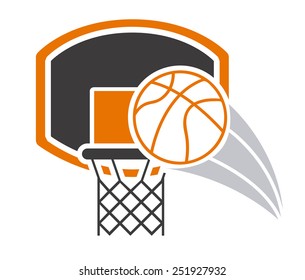 basketball sport design, vector illustration eps10 graphic 