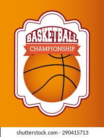 basketball sport design, vector illustration eps10 graphic 
