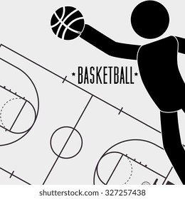 basketball sport design, vector illustration eps10 graphic 