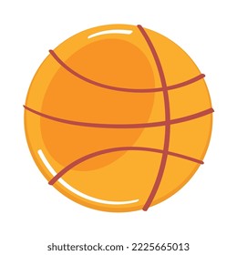 basketball sport equipment isolated icon