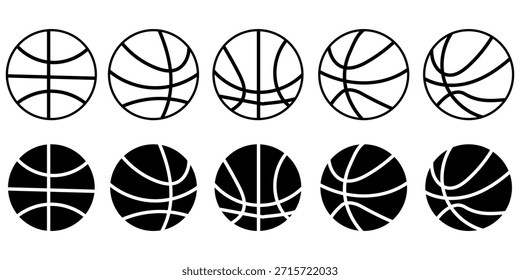 Equipamiento deportivo de baloncesto Icono sólido . Icono del Vector del logotipo del baloncesto. eps 10
