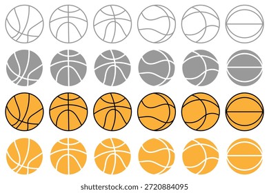 Icono sólido del equipo del deporte del baloncesto. Iconos de baloncesto, Ilustración vectorial.