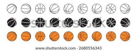  basketball  sport equipment solid  icon . Basketball logo vector icon . eps 10 
 